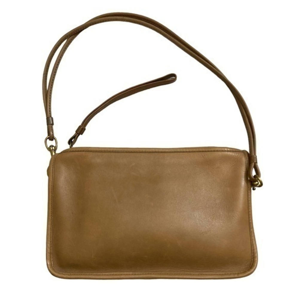 Coach RARE bonnie cashin convertible clutch putty color registration number